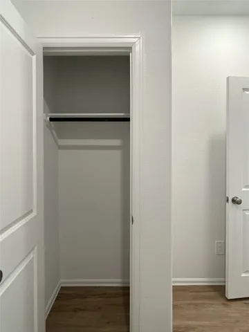 a view of a closet