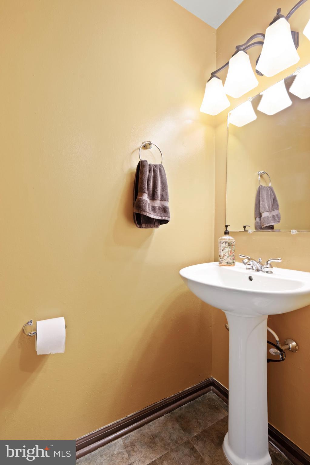 303 Highland Road Cheltenham, PA 19012 - Photo 9 of 25 a bathroom with a sink and a mirror