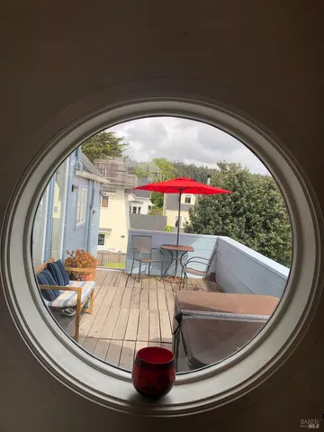 a room with a window