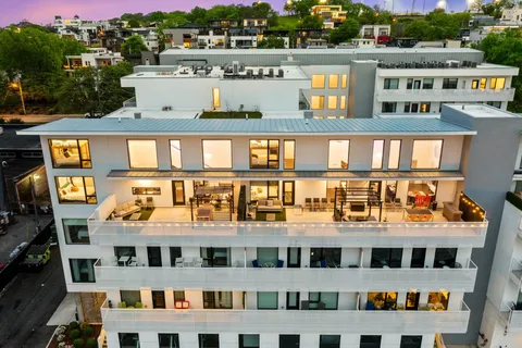 a view of a large building with a lot of windows