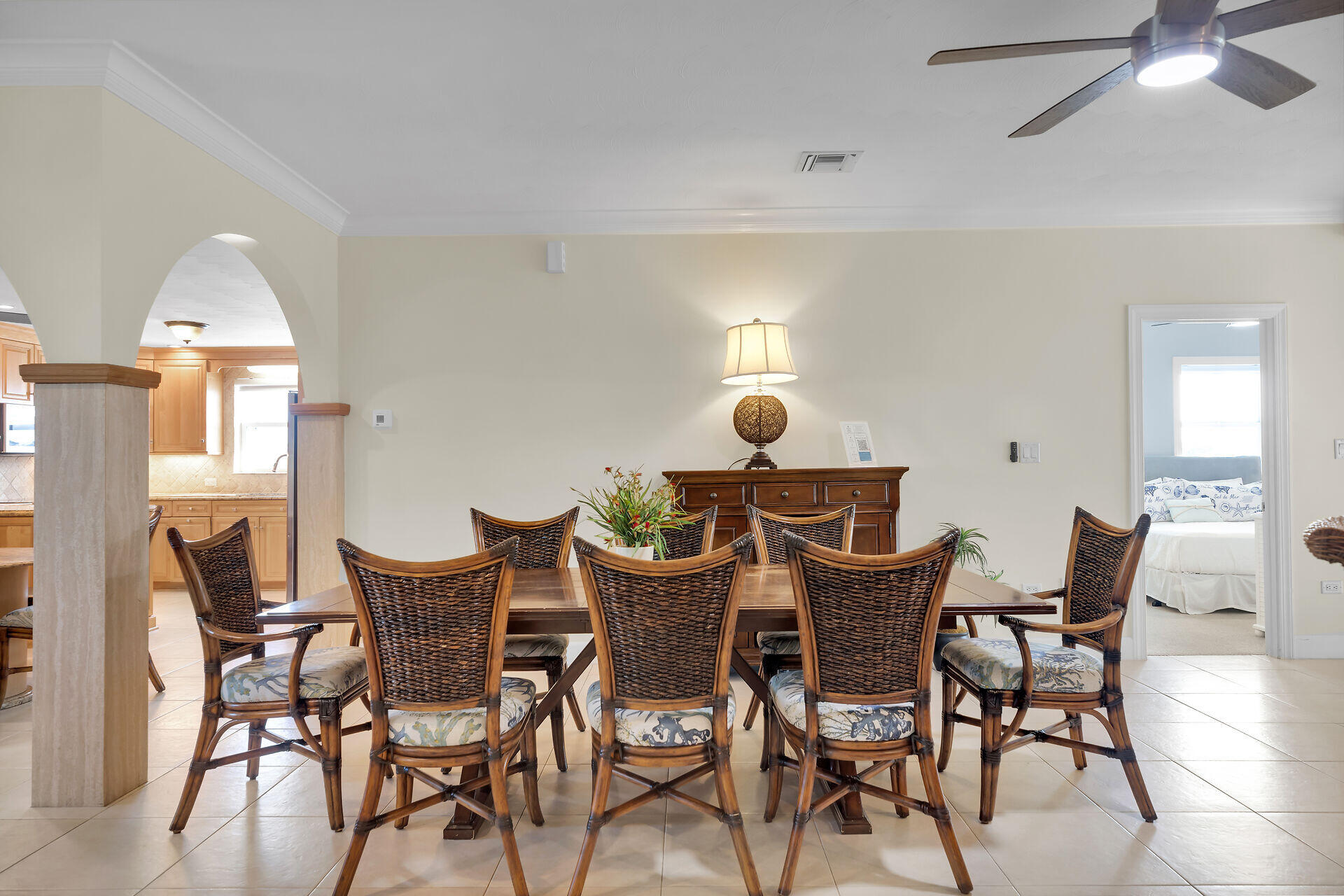 580-590 10th Street Key Colony Beach, FL 33051 - Photo 21 of 75 a view of a dining room with furniture and a window