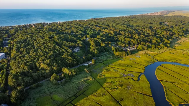 a view of a swimming pool with a yard