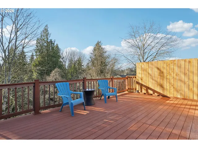 a view of outdoor space with deck