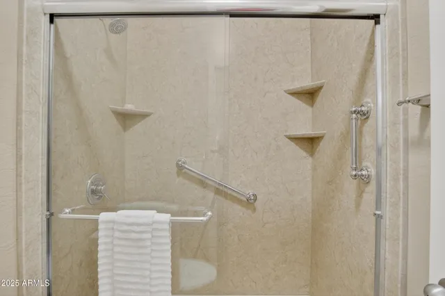 a house view with a garden space