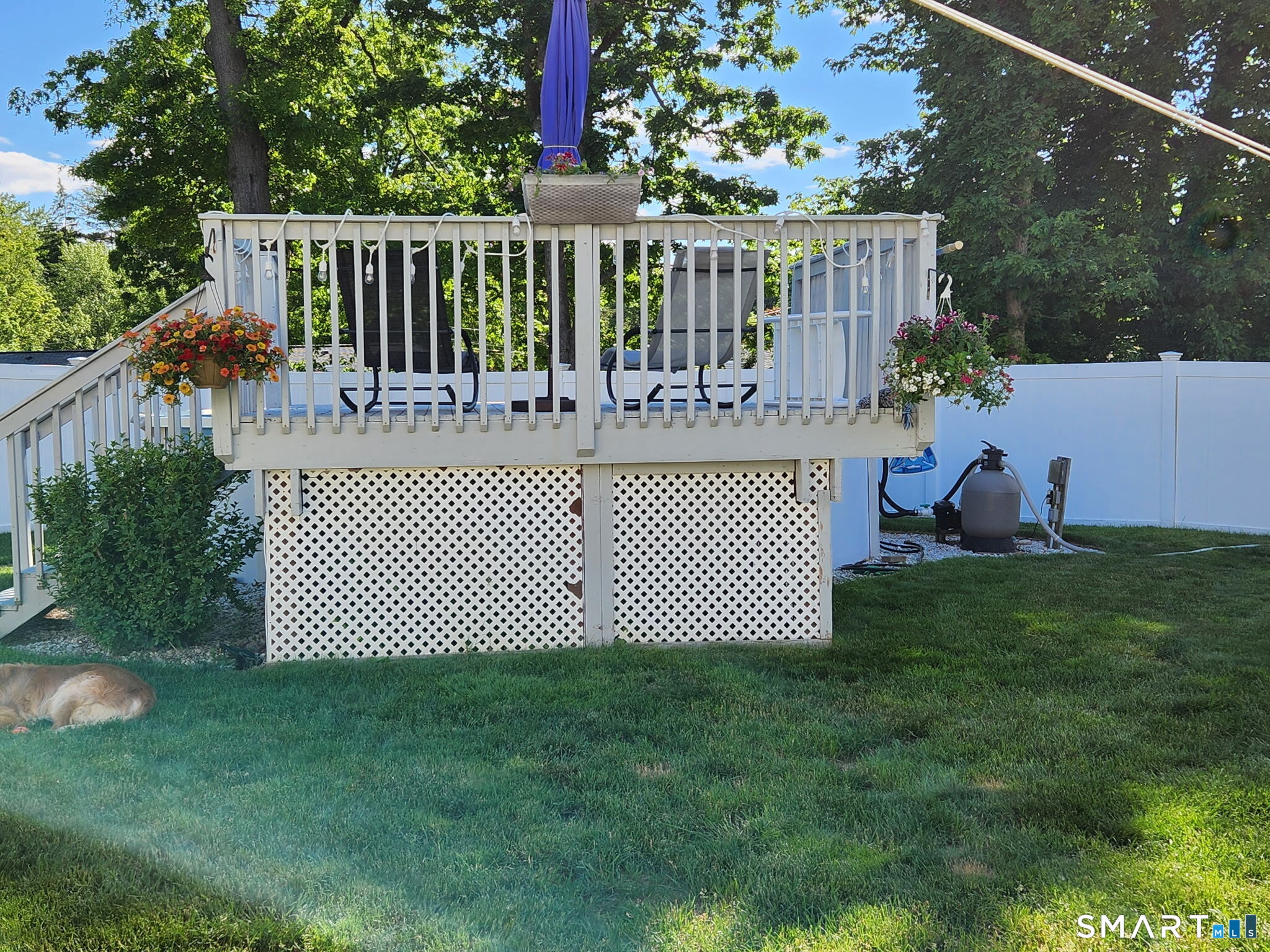 101 Vincent Road Bristol, CT 06010 - Photo 33 of 37 a view of a deck with a garden