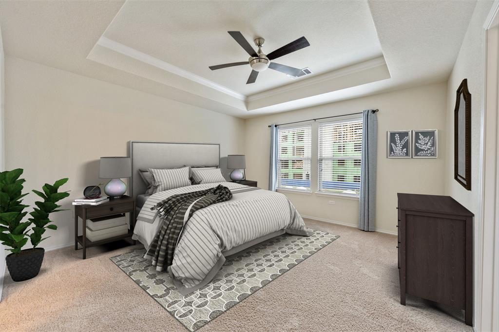 10612 Turnbull Loop, Unit 30 Austin, TX 78717 - Photo 14 of 30 a bedroom with a large bed and a window