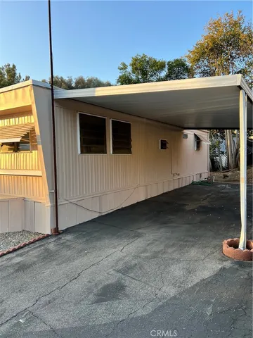 a view of a house with a garage