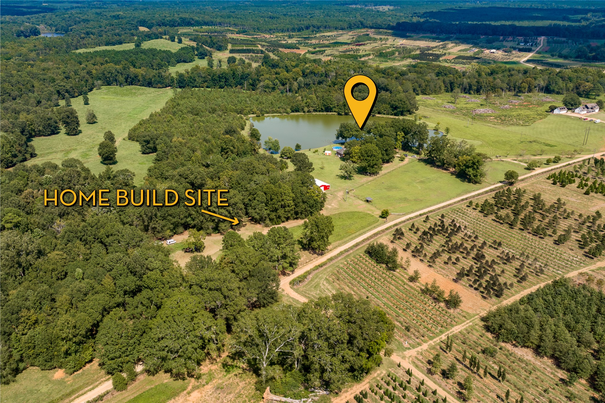 625 Happy Hollow Road Washington, GA 30673 - Photo 4 of 50 an aerial view of a house with a yard