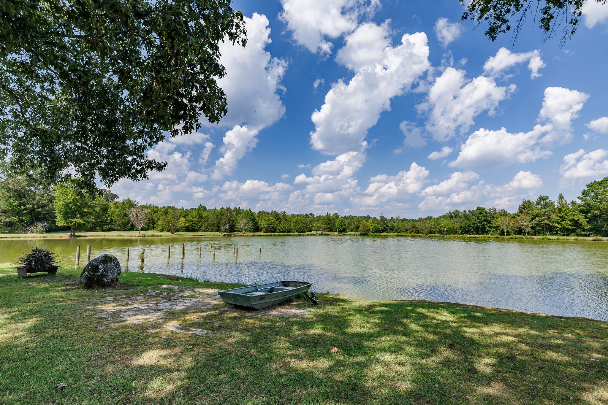 625 Happy Hollow Road Washington, GA 30673 - Photo 43 of 50 a view of a lake with houses in the back