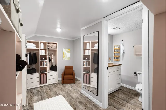 a balcony view with a yard