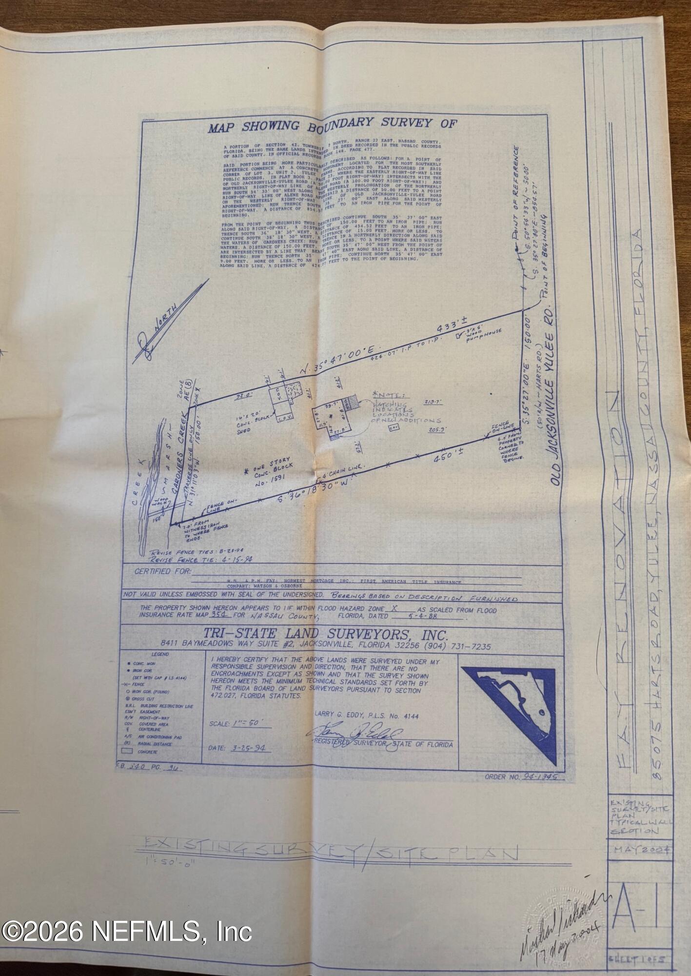 85075 Harts Road Yulee, FL 32097 - Photo 46 of 47 Survey