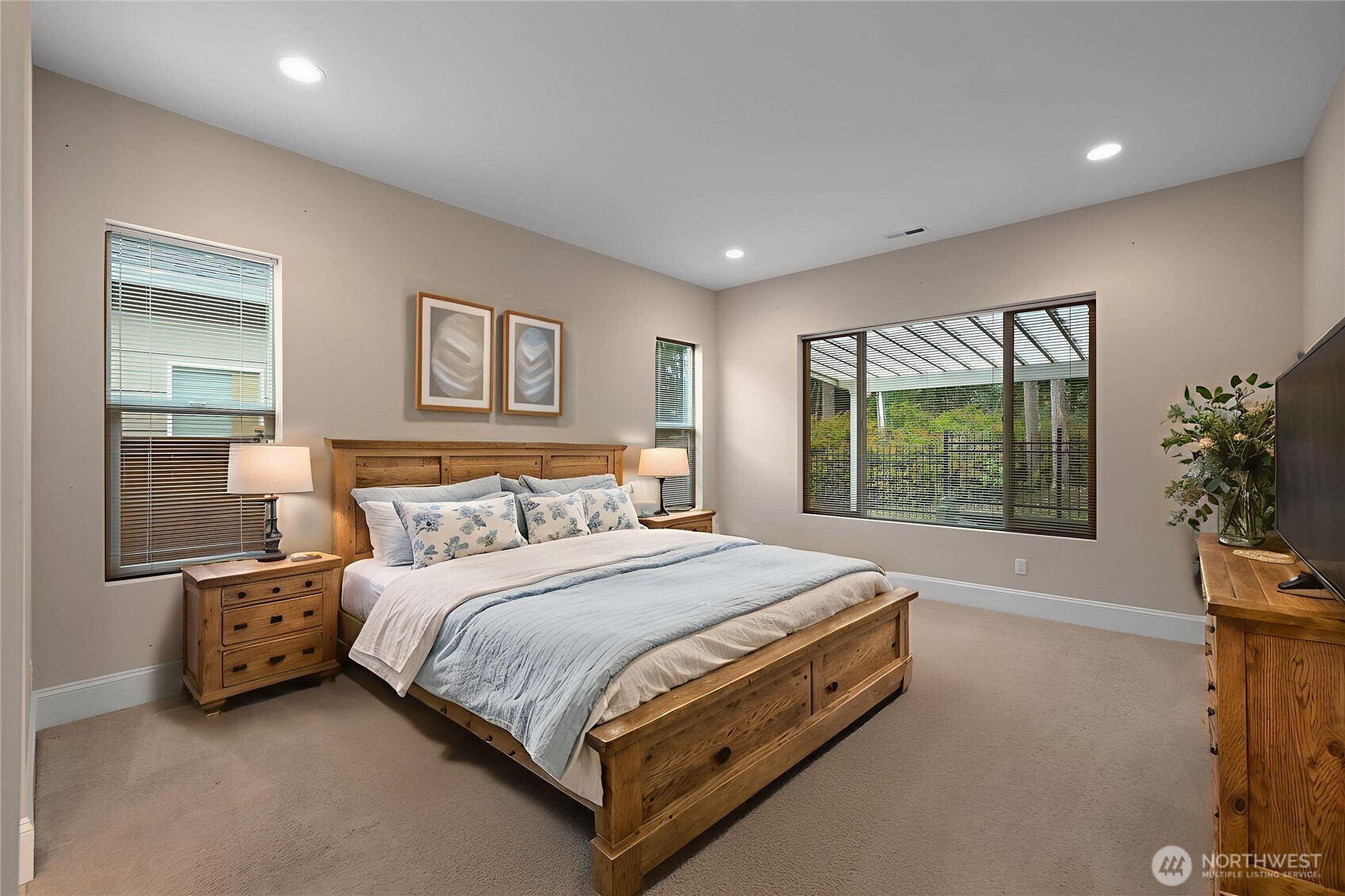 8265 Orcas Loop Northeast Lacey, WA 98516 - Photo 9 of 39 a bedroom with a bed and a window