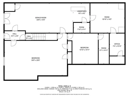 a picture of a floor plan
