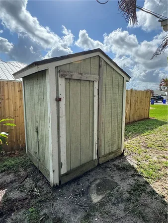 a view of a small house