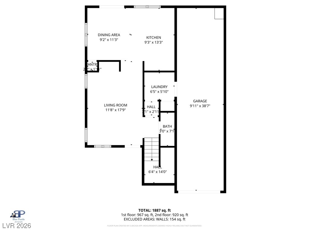 8038 Kings Ransom Street Las Vegas, NV 89139 - Photo 35 of 38 View of property floor plan