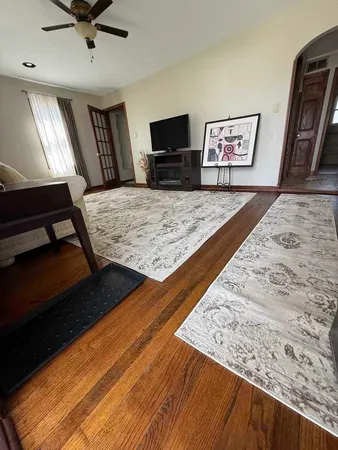 a view of a living room