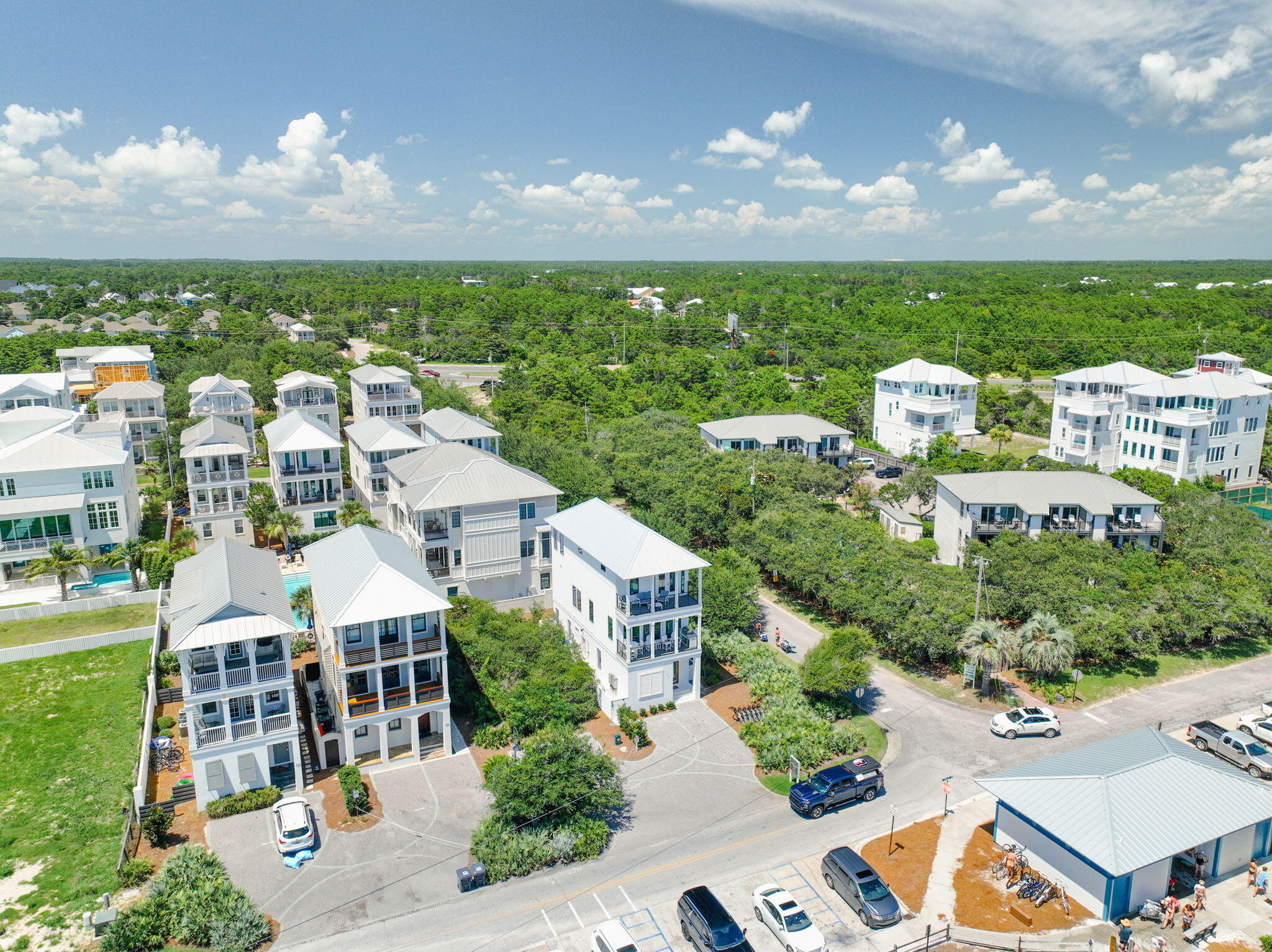 Lot 3 West Park Place Ave Inlet Beach Inlet Beach, FL 32461 - Photo 12 of 30 an aerial view of multiple house
