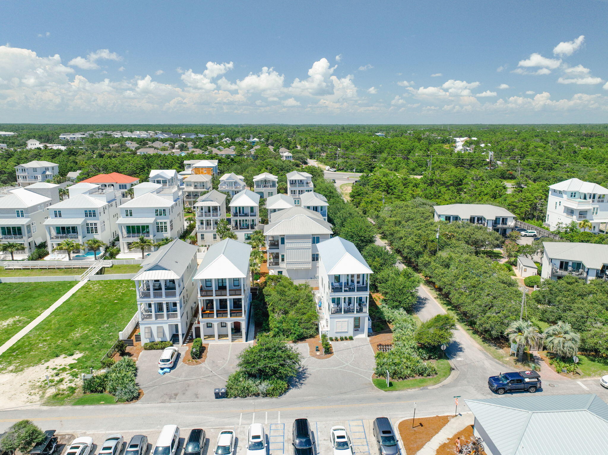 Lot 3 West Park Place Ave Inlet Beach Inlet Beach, FL 32461 - Photo 10 of 30 a aerial view of multiple houses with yard