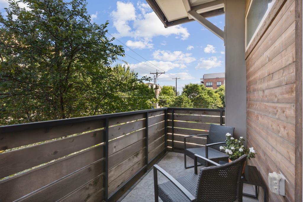 5015 Manett Street, Unit 101 Dallas, TX 75206 - Photo 14 of 25 a view of balcony with furniture