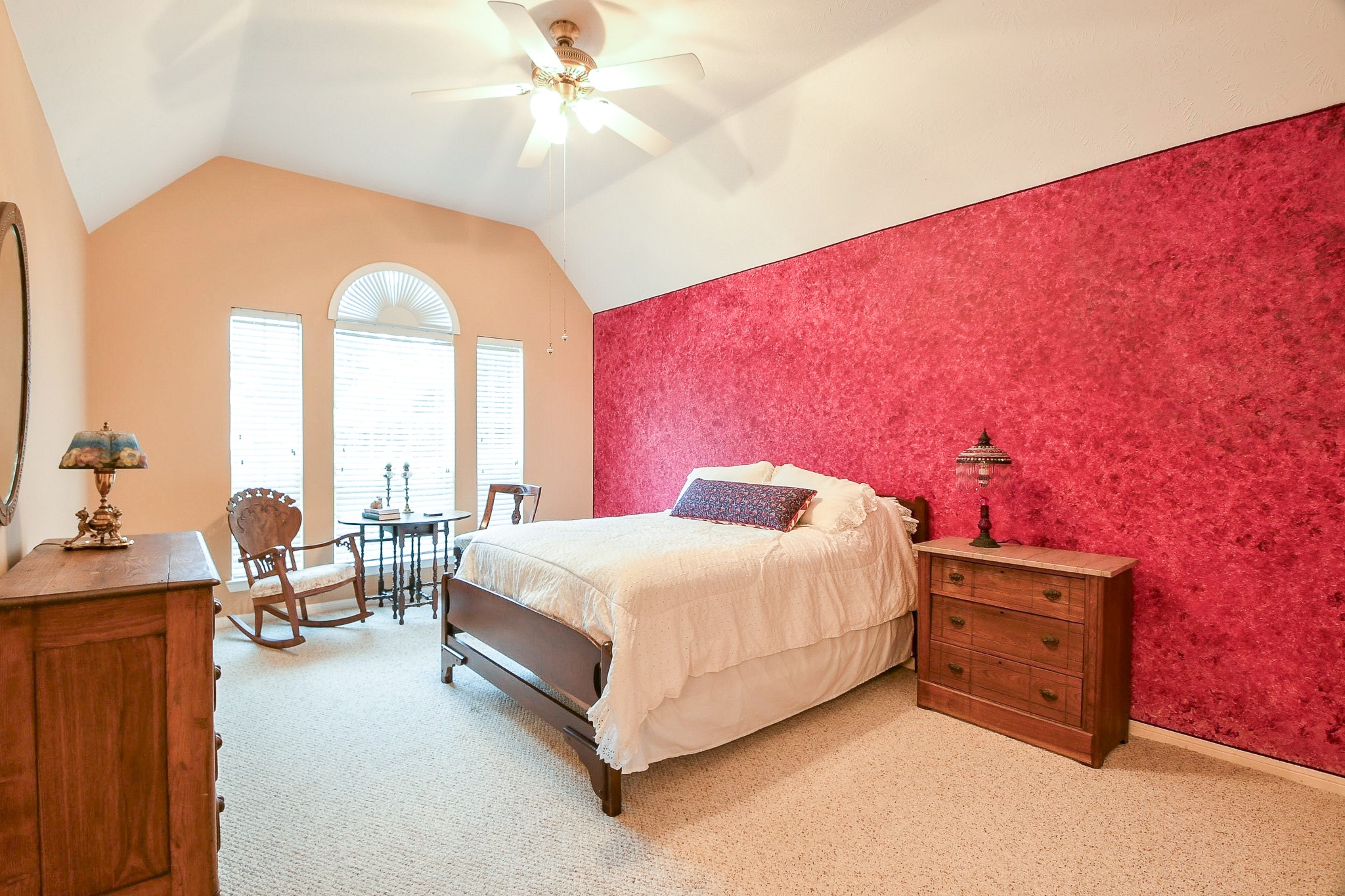 20423 Forest Drive Spring, TX 77388 - Photo 30 of 49 This is one of the the three bedrooms located upstairs. Each one is generously sized and each one has a walk in closet. In addition, this bedroom has it's own bathroom which makes it perfect as a guest suite.