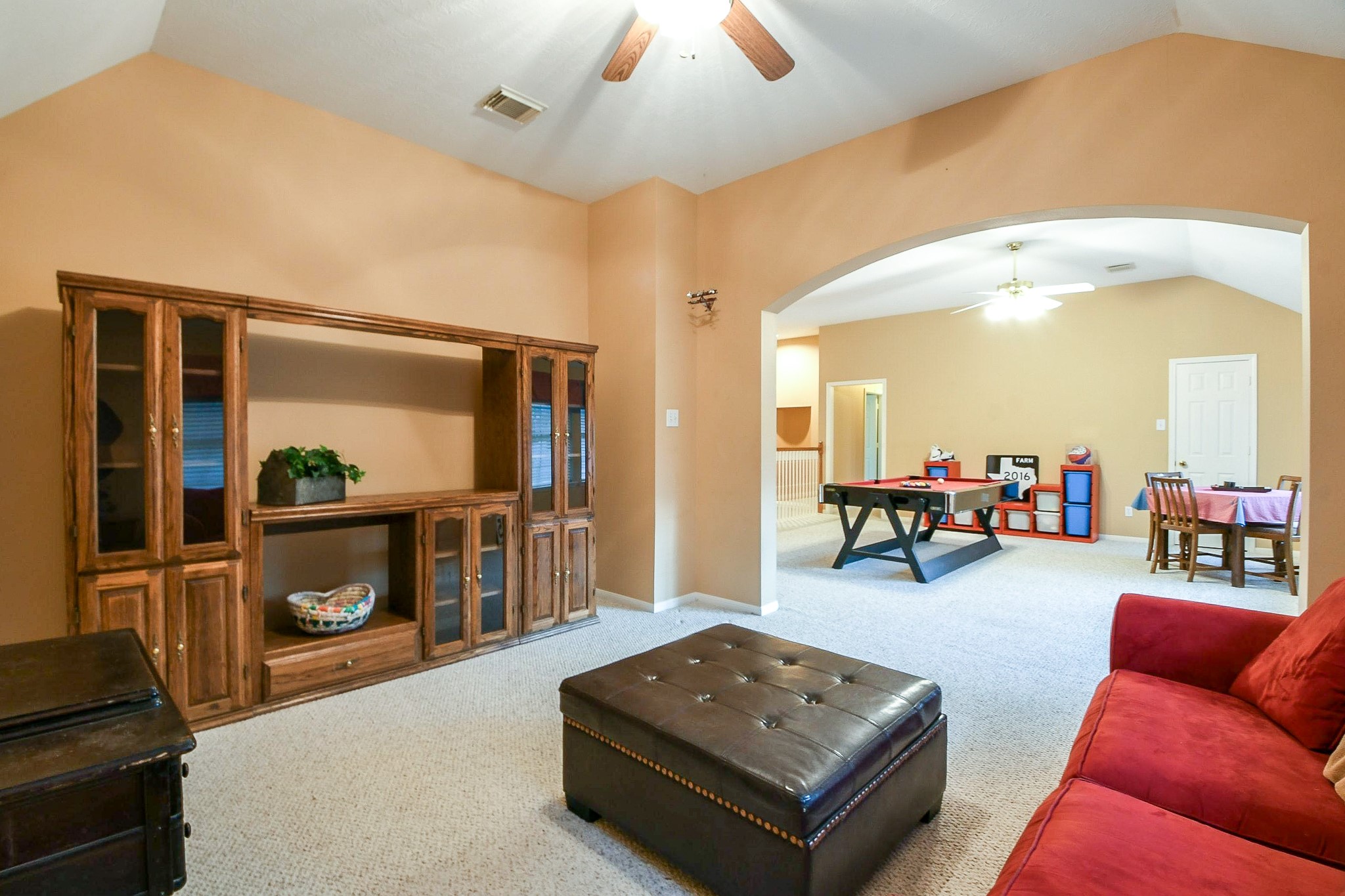 20423 Forest Drive Spring, TX 77388 - Photo 37 of 49 This space is adjacent to the gameroom and is currently being used as a media room but could be used as an exercise room, crafting space, library, playroom, hobby area or for whatever you need it for.