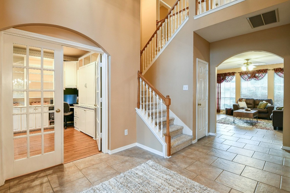 20423 Forest Drive Spring, TX 77388 - Photo 6 of 49 a view of a livingroom with furniture and stairs