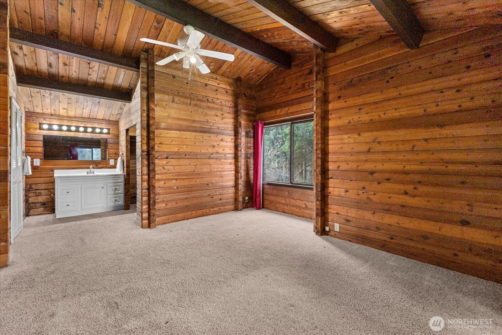 86 North Camano Ridge Road Camano Island, WA 98282 - Photo 18 of 33 a view of an empty room and a bathroom