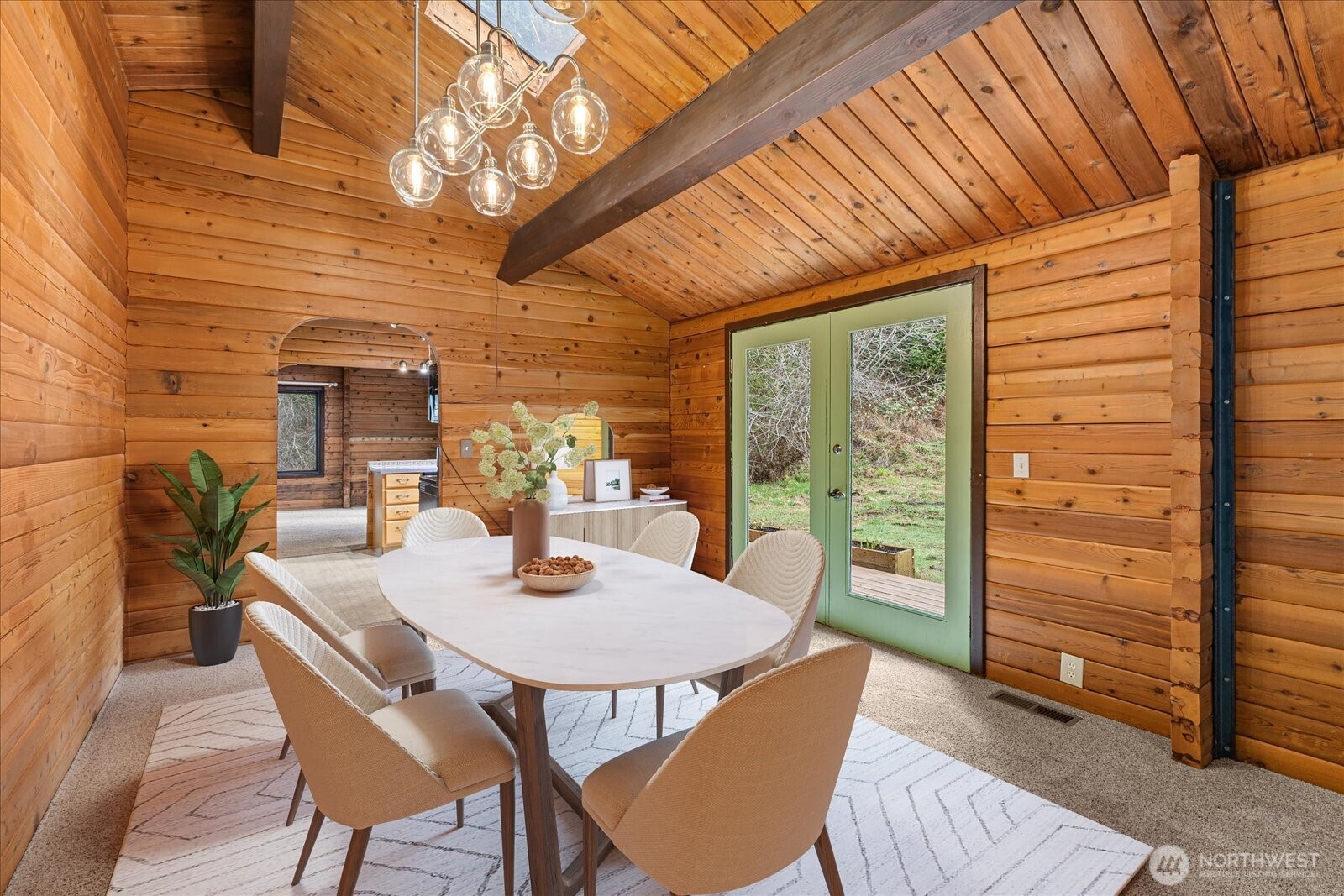 86 North Camano Ridge Road Camano Island, WA 98282 - Photo 2 of 33 a view of a dining room with furniture window and outside view
