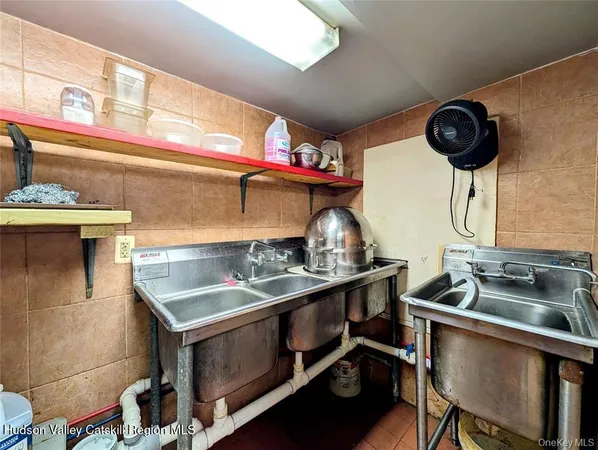 a view of storage and utility room