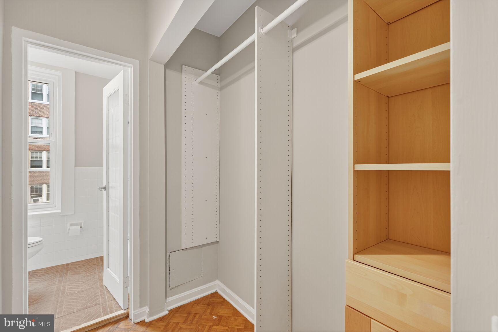 1851 Columbia Road Northwest, Unit 303 Washington, DC 20009 - Photo 6 of 17 Spacious closet with modern design elements.