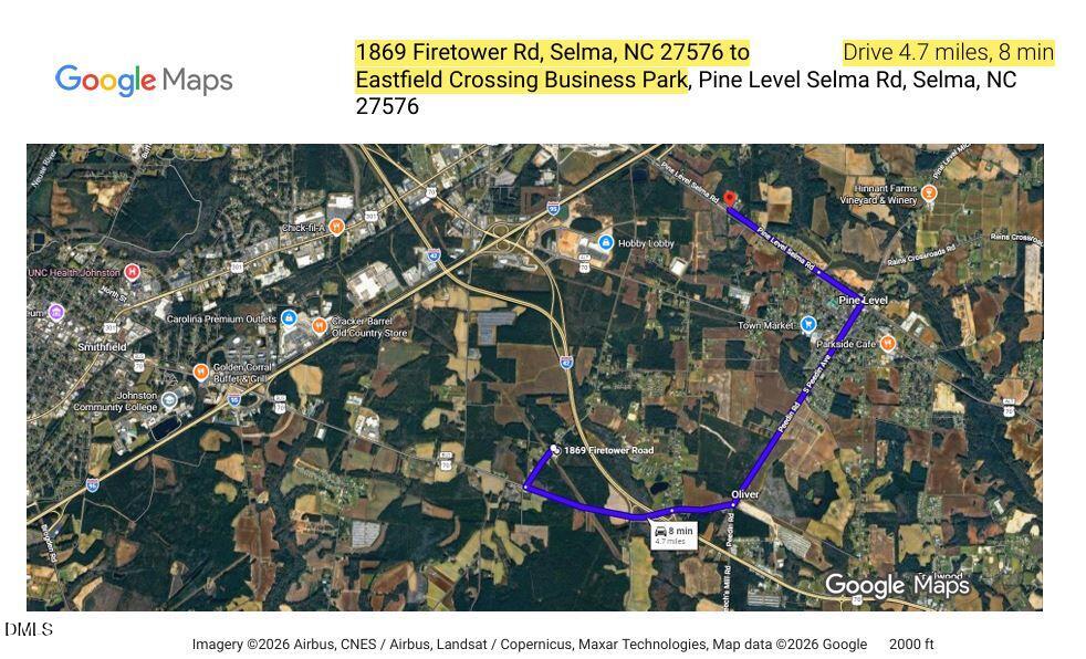 1869 Firetower Road Selma, NC 27576 - Photo 65 of 67 Eastfield Crossings Directions