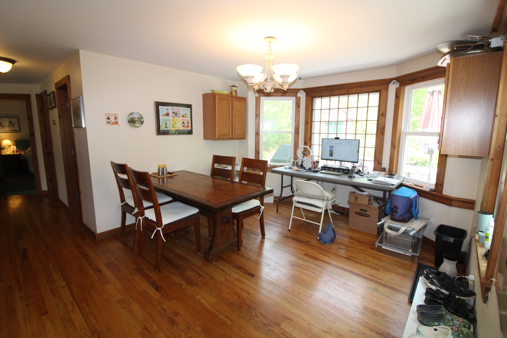 19 Vickers Street Edgartown, MA 02539 - Photo 6 of 16 a view of a dining room with furniture window and wooden floor