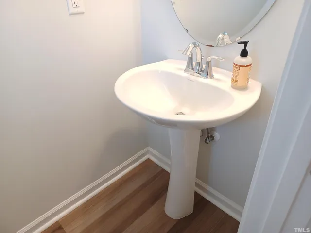 a bathroom with a sink