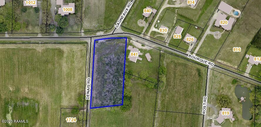 900 Bourque Road Lafayette, LA 70506 - Photo 14 of 14 900 BLK Bourque Rd assessor map