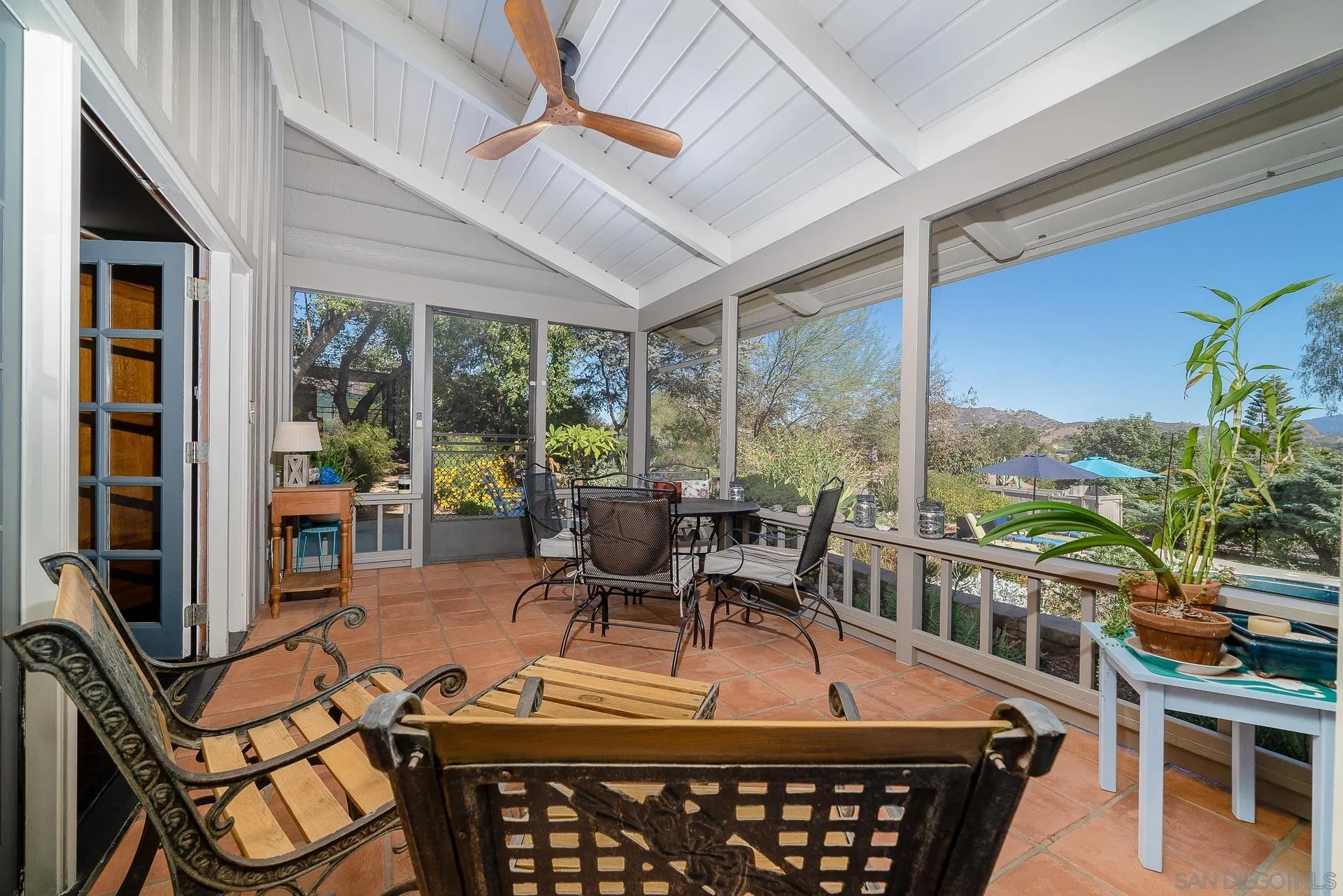 329 Greenview Lane Fallbrook, CA 92028 - Photo 30 of 53 a dining room with furniture water view and a large window