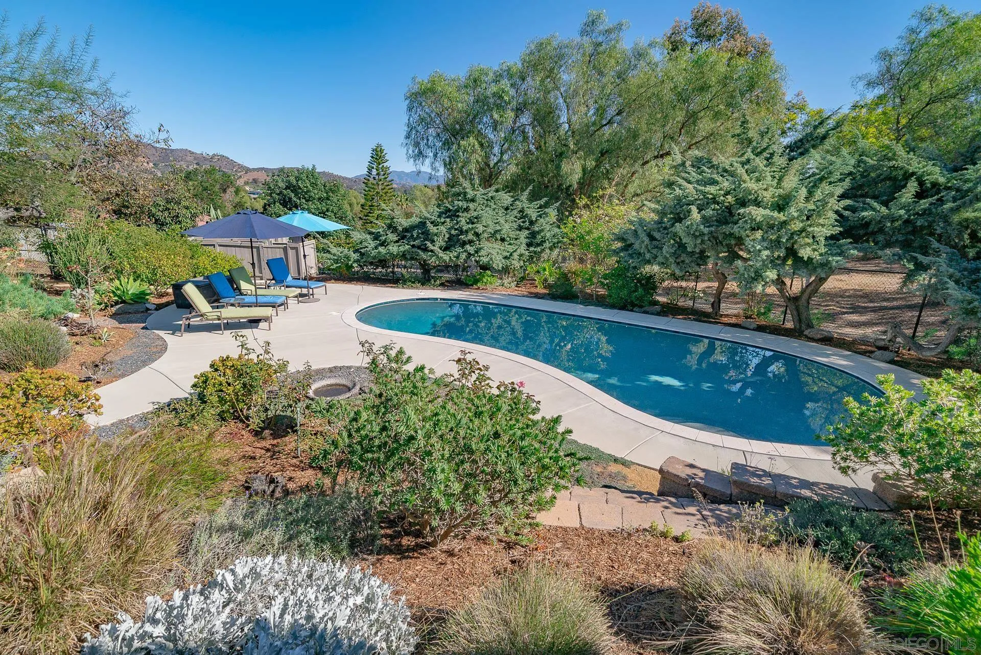 329 Greenview Lane Fallbrook, CA 92028 - Photo 5 of 53 a view of a swimming pool with a patio