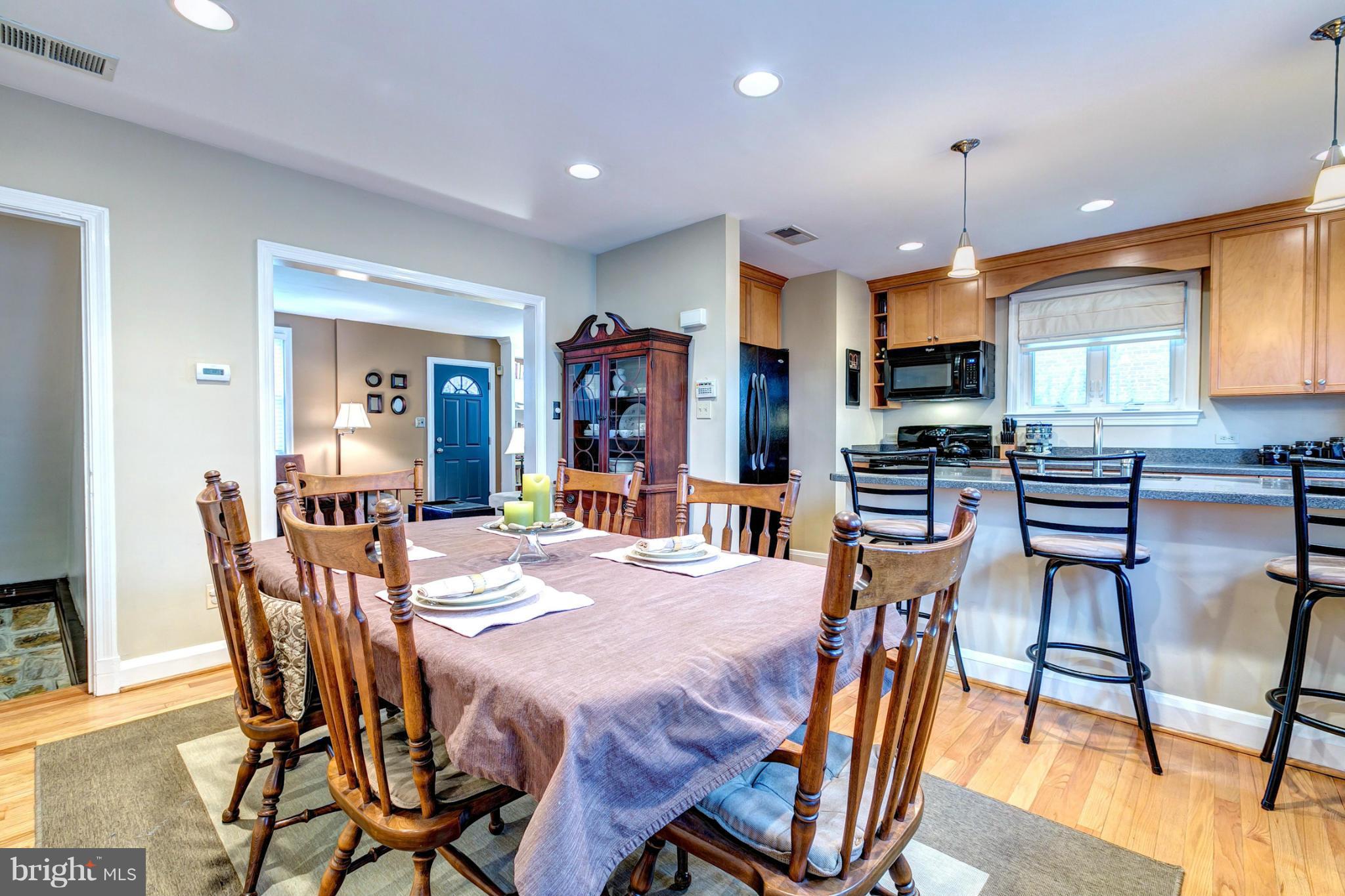 Dining Room Open to Kitchen