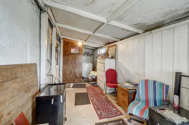 a room with furniture