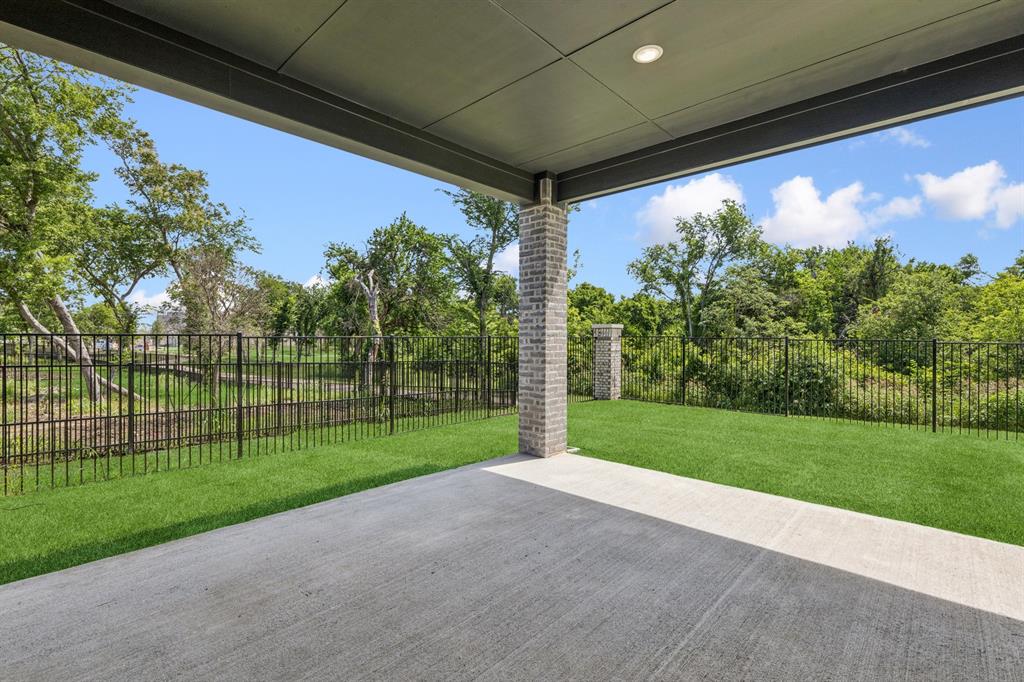 4620 Morgan Street McKinney, TX 75071 - Photo 29 of 34 Covered Patio in the Da Vinci II home plan by Trophy Signature Homes – REPRESENTATIVE PHOTO