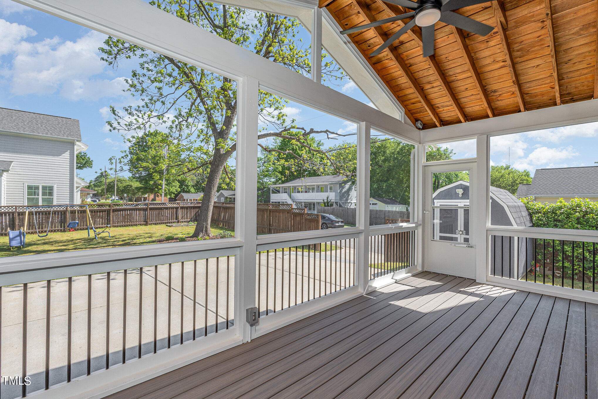 719 East Lenoir Street Raleigh, NC 27601 - Photo 13 of 16 a view of a wooden deck