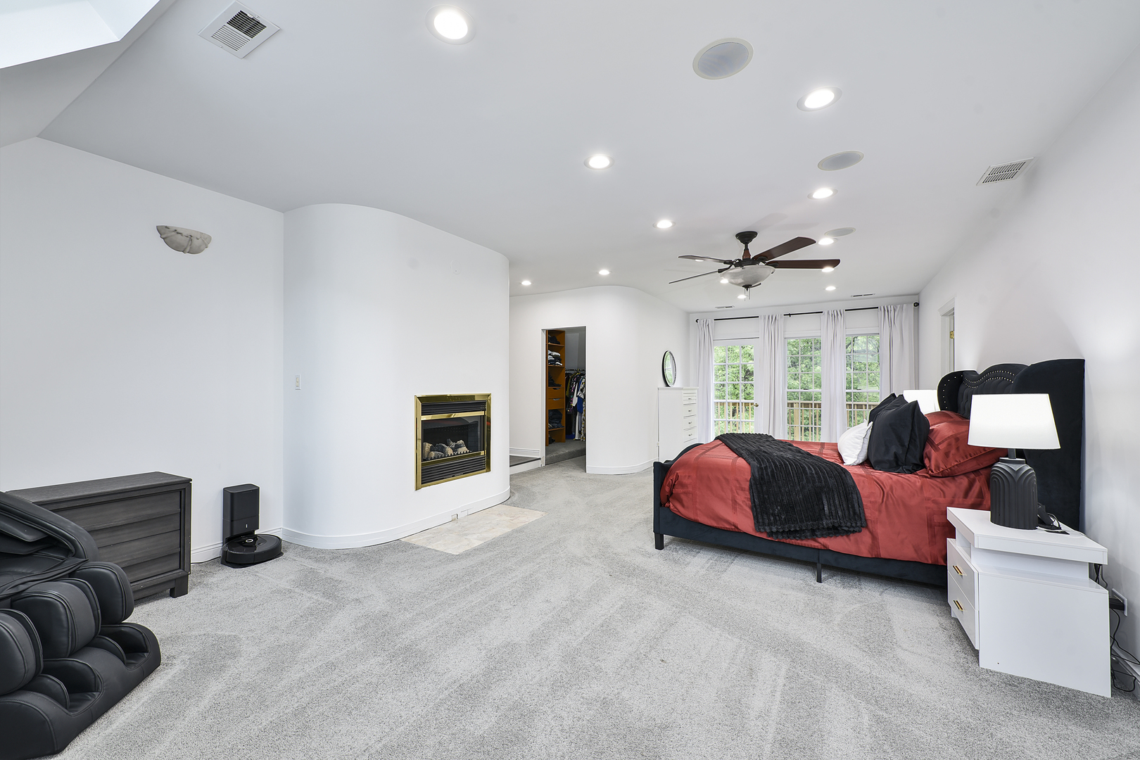 144 North Highland Road Inverness, IL 60067 - Photo 15 of 49 a spacious bedroom with a bed and furniture