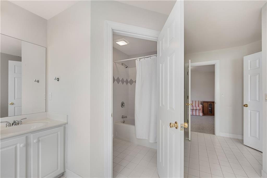 992 Wescott Lane Northeast Atlanta, GA 30342 - Photo 29 of 80 a view of a bathroom from the hallway