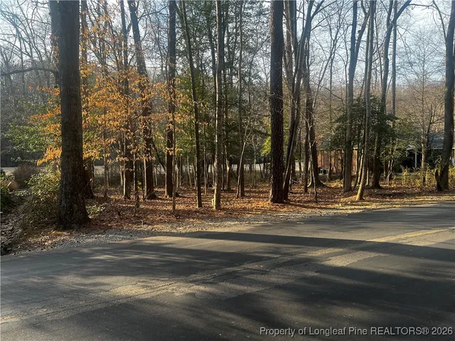 a view of street with trees