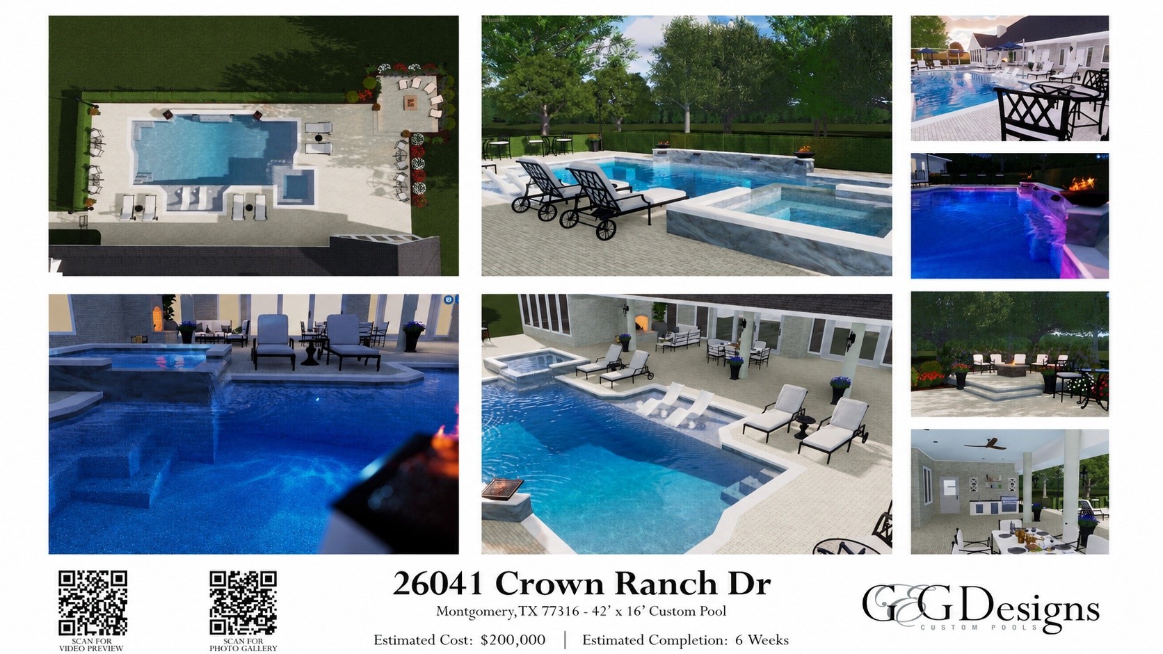 26041 Crown Ranch Boulevard Montgomery, TX 77316 - Photo 45 of 45 A thoughtfully planned custom pool can be added for the new owner, transforming the backyard into a private resort-style retreat designed for long afternoons, evening entertaining, and effortless Texas living.