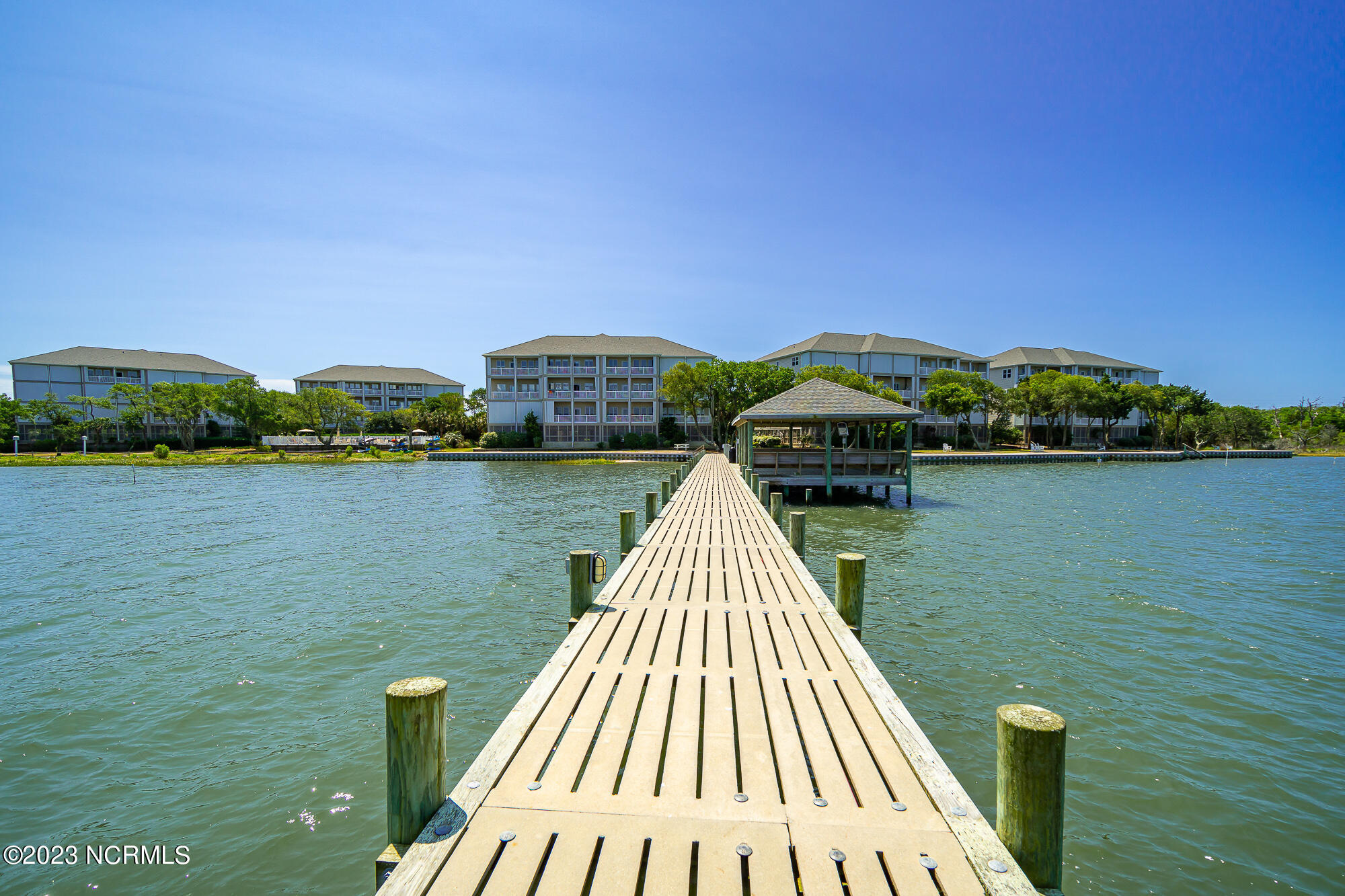1701 Salter Path Road, Unit D301 Indian Beach, NC 28512 - Photo 53 of 60 Soundside community dock