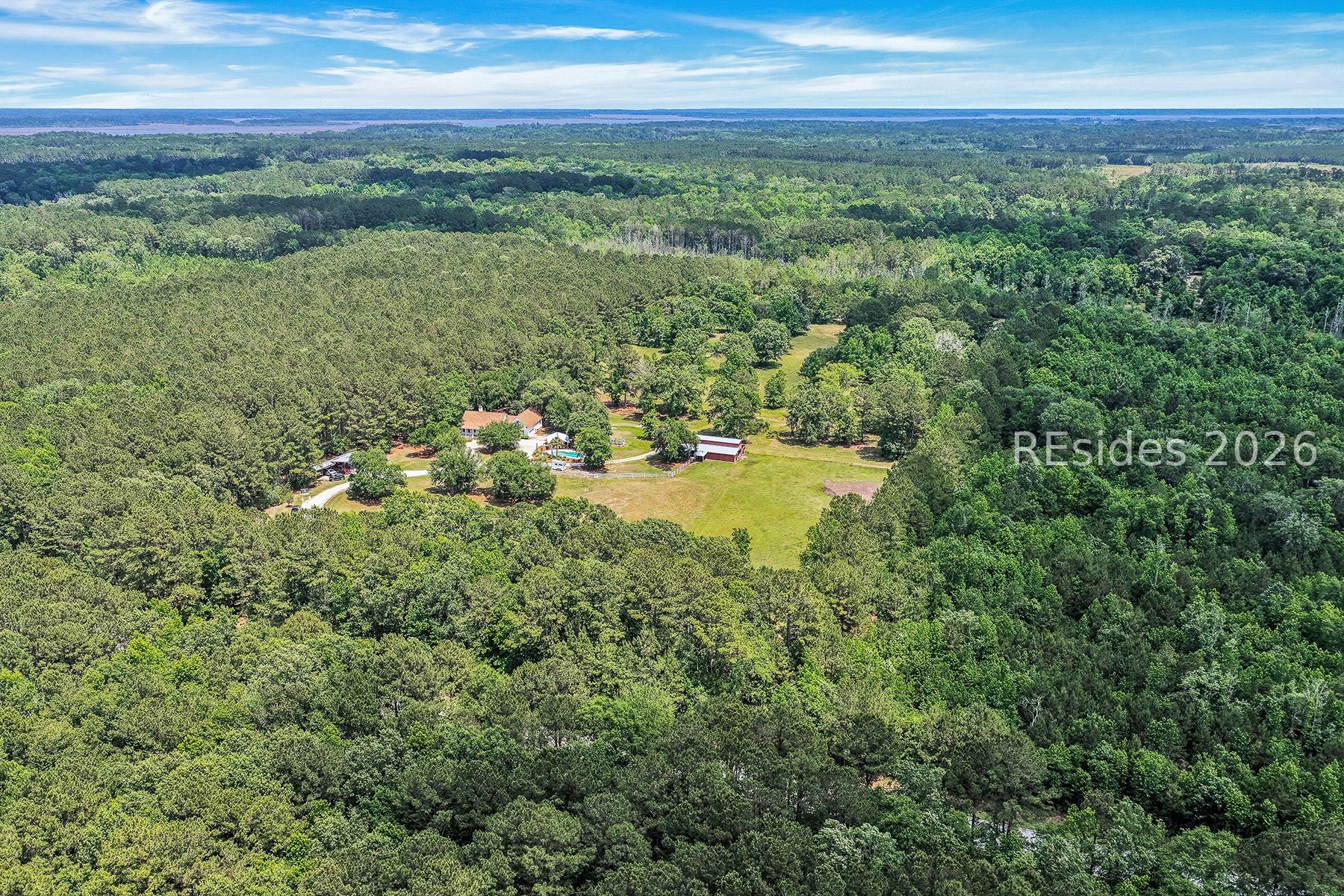 7724 Bees Creek Road Ridgeland, SC 29936 - Photo 64 of 82 Aerial of 20 Acre Horse Farm