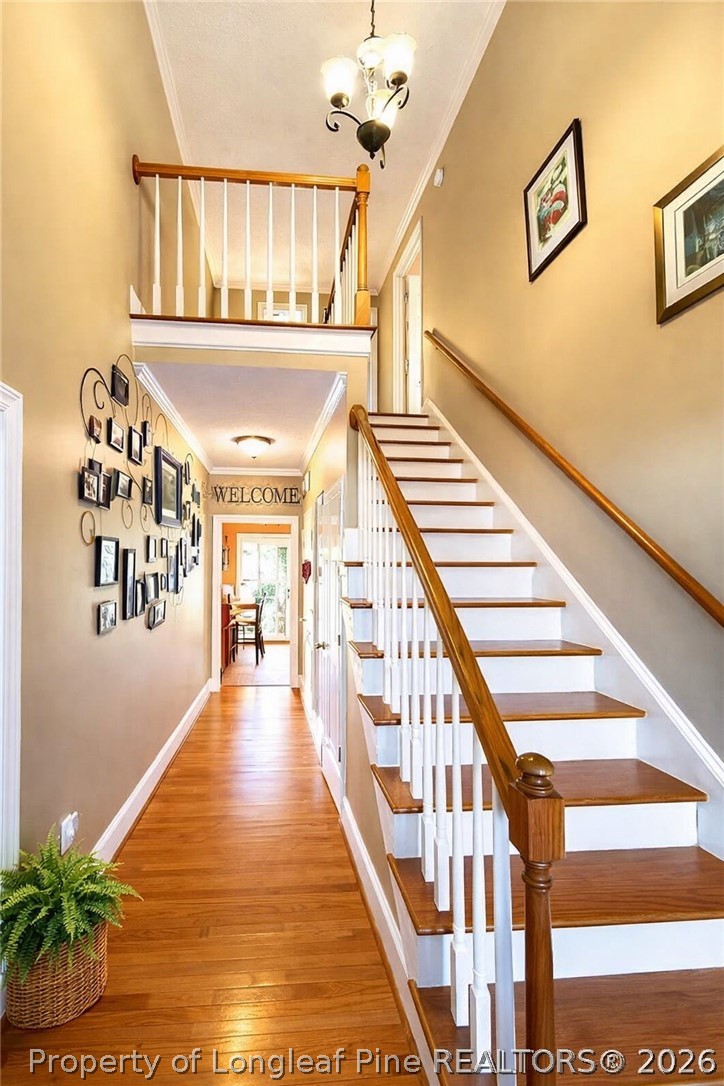 2001 Old Lumberton Road Whiteville, NC 28472 - Photo 9 of 25 a view of entryway and hall with wooden floor