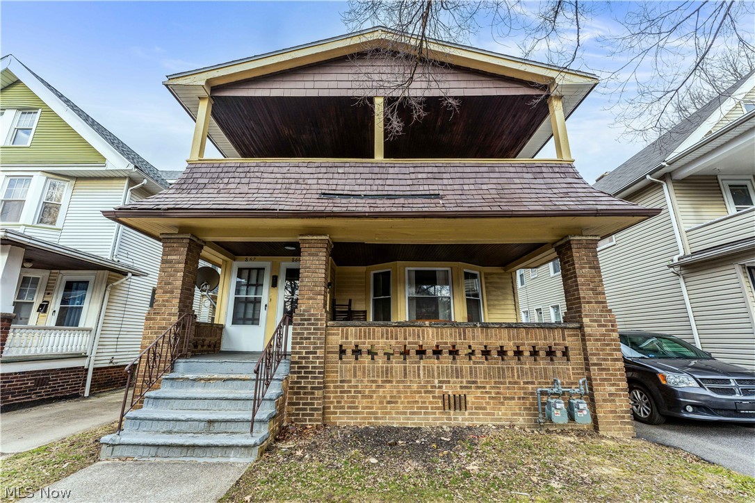 860 Greyton Road Cleveland Heights, OH 44112 - Photo 1 of 31 View of front of home featuring a porch