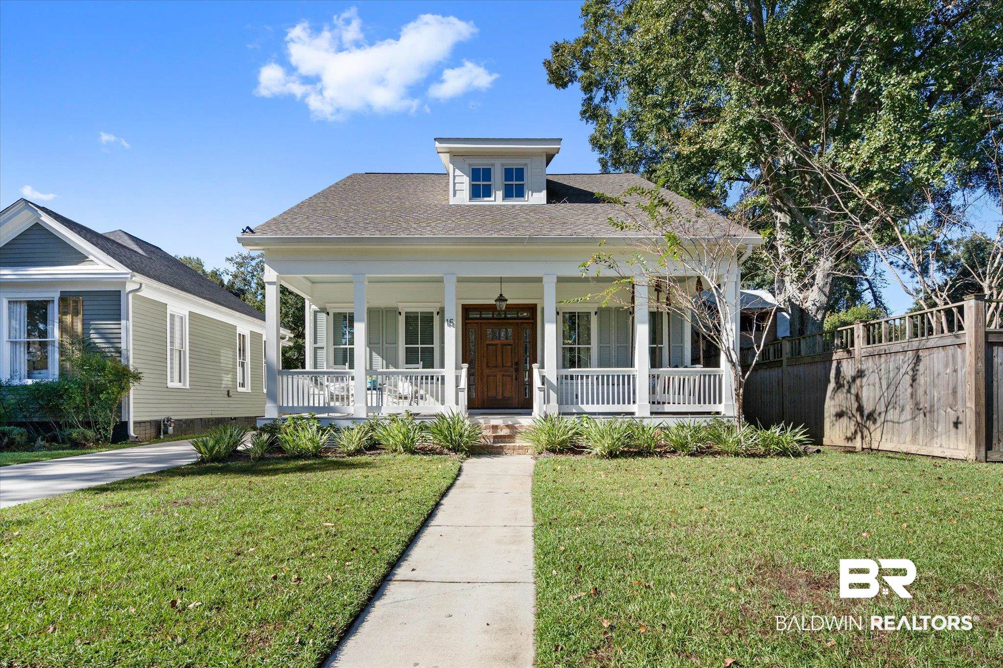 15 Semmes Avenue Mobile, AL 36604 - Photo 1 of 43 View of front of property featuring covered porch and a front yard