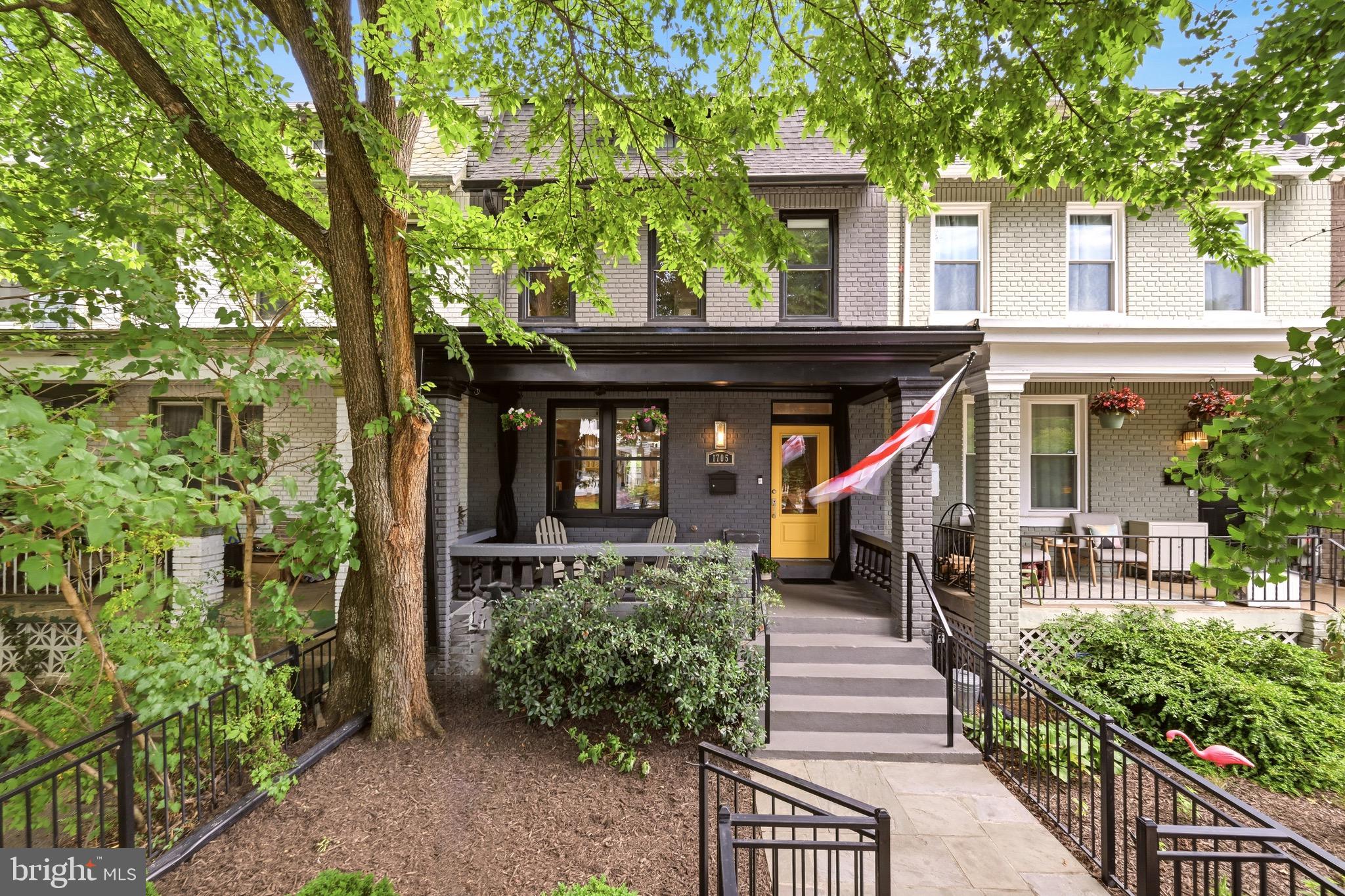 1705 Bay Street Southeast Washington, DC 20003 - Photo 1 of 29 front view of a house with a yard
